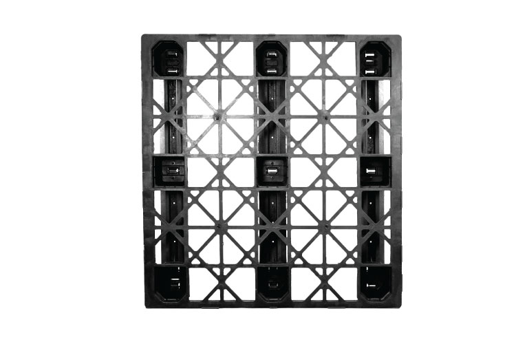Pallet nhựa một mặt màu đen CNX-20